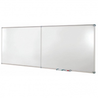 Endlos-Whiteboard, Grundmodul, 2x120x90 cm im Querformat, 